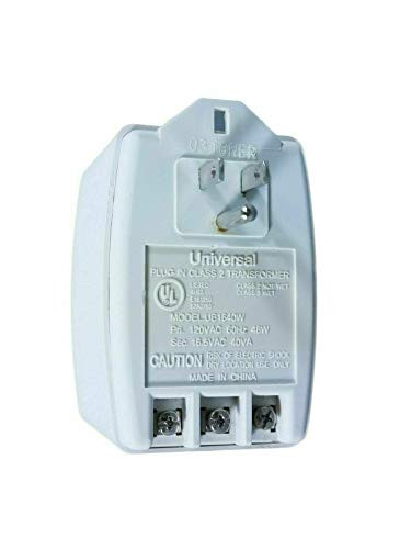 Universal Plug In Transformer Class 2 Input120VAC Output16.5VAC 40VA ...