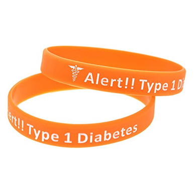 Type 1 Diabetes Diabetic Bracelet Insulin Dependent Medical Alert ...