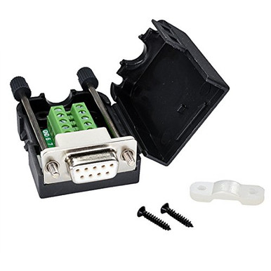 Oiyagai DB9 D-SUB RS232 VGA Adapter – 9-polig, Weiblich, Mit Schraubklemmen, Für Einfache Kabelverlegung