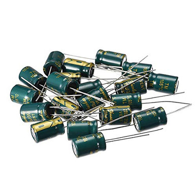 15 Stück Aluminium-Elektrolytkondensator 2200µF 35V, 16x26mm, Low ESR, Für Elektronik-Reparaturen
