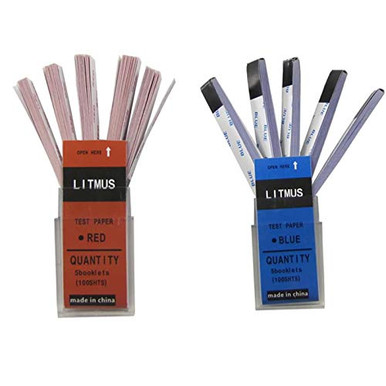 PH Test Paper Red and Blue Litmus Paper Used to Measure Ph Paper for ...