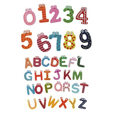 LoveinDIY 2set Wooden Letters and Number Alphabet - Warehousesoverstock