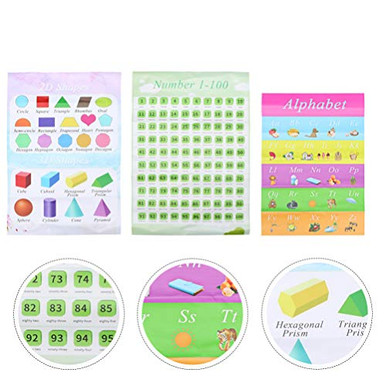 TOYANDONA Educational Preschool Poster Kindergarten Educational Posters ...