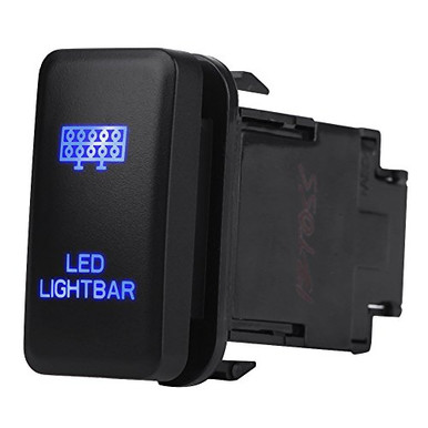 Car Rocker Switch ON-OFF LED Light Switch Keenso 12V Blue LED Car Auto ...