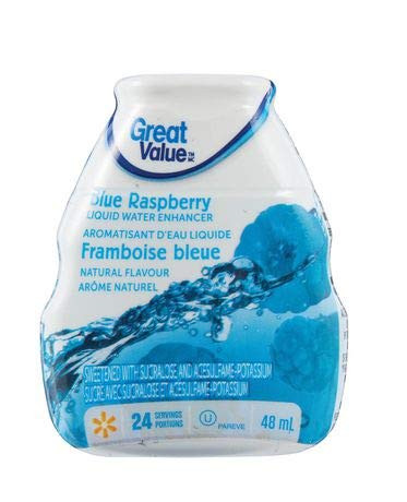 Great Value Blue Raspberry Liquid Water Enhancer 48ml 1.62oz Imported ...