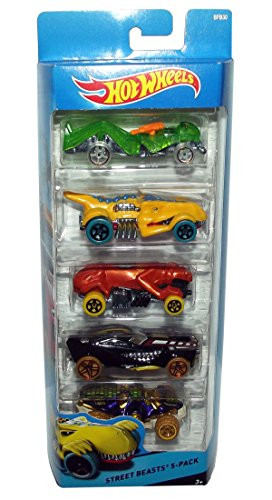 hot wheels street beasts 5 pack