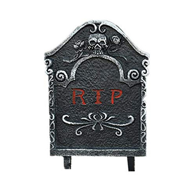 BESPORTBLE 1PC Simulation RIP Tombstone Horror Gravestone Stone Prop ...