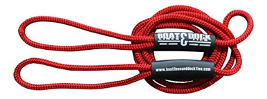 Boat Throw Rope- Double Braided Nylon Rope Stitched Loops and Floats by ...