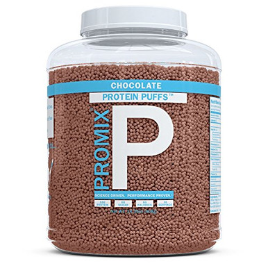 Pro Mix Isolate ProMix Whey Protein Isolate Puffs Chocolate 30 Servings 10g Protein 0g ...