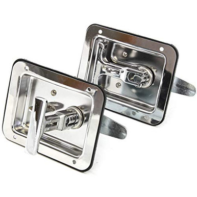 Red Hound Auto Heavy Duty Folding T-Handle Latches - 2 Pack, Stainless Steel, For Trailer, RV, Truck Toolbox - View #14