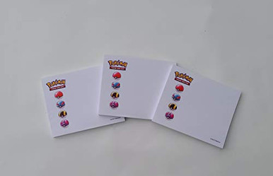 Pokemon Ball Collection Post It Notes Pokeball, Great Ball, Ultra Ball ...