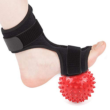 Red Raptor Splint New Plantar Fasciitis Night Splint, Adjustable Brace Support Night ...