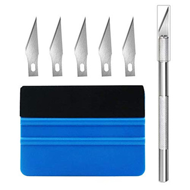 Wallpaper Smoothing Tool Kit - Felt Squeegee, Smoothing Brush & Craft Cutter For Peel & Stick Wallpaper - View #3