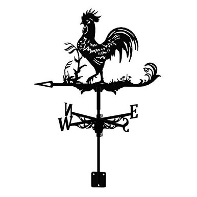 snOSUok Rooster Windmill Statue Garden Decor Metal Chicken for Kitchen ...