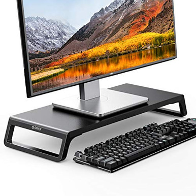 Pc Carpet Riser ORICO Wood Monitor Stand Computer Riser with Keyboard Storage Space for ...