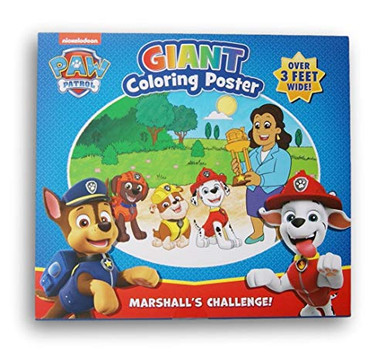 Imagine Publications Paw Patrol Giant Coloring Poster Activity for Kids ...
