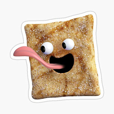 Cinnamon Toast Crunch Guy Sticker - Dye Cut Sticker Vinyl Decal - Just ...