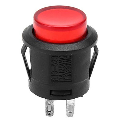 Master Switch Button Self-Locking Push Button Replacement Master Switch with Light Power on ...