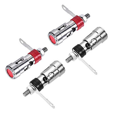 uxcell 4PCS Amplifier Terminal Connector Binding Post Push Quick Type ...