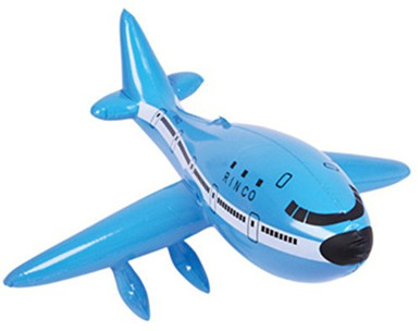 Block Buster Costumes Blue Inflatable 747 Jet Liner Airplane Aviation ...