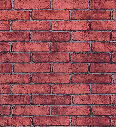 Red Brick Peel and Stick Wallpaper Vintage Brick Wallpaper - 3D ...