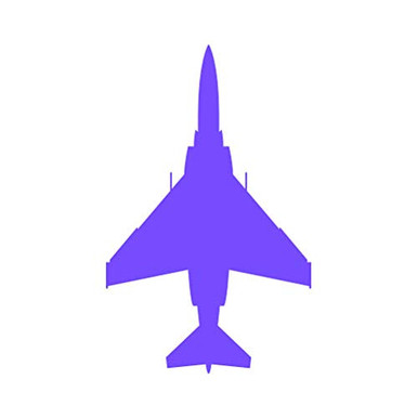 Adesivi F-4 Phantom Vinile – F4 Jet Plane Air Force, Confezione Da 2, Rhino Duff