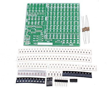 IS Icstation 1.5mm SMD SMT Components Solder Practice Kit PCB Board ...