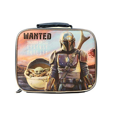 Star Wars Mandalorian Baby Yoda Lunch Box for Kids- Insulated Unisex ...