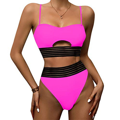 Swimsuits for Women Sexy Push Up Bathing Suits High Waisted Thong 2