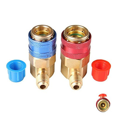 Buy Air Conditioning Adapter AC R134a Quick Connectors System Port