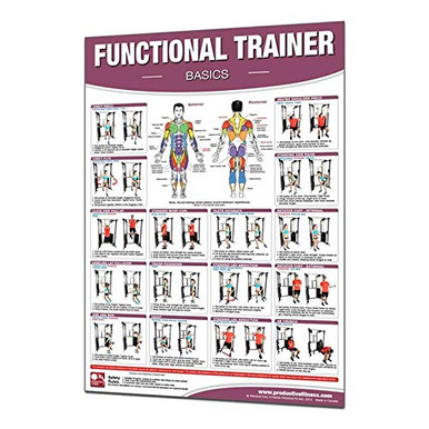 Basic Factory Exercise Productive Fitness Poster Series Basic Functional Trainer Non-Laminated ...