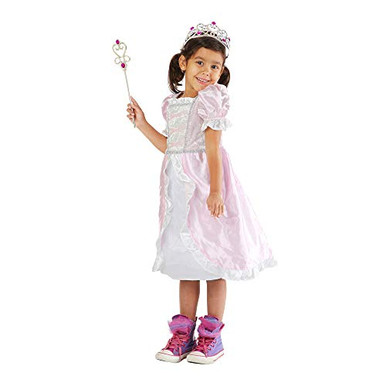 Melissa & Doug Prinzessin Kostüm-Set (3-teilig) - Pinkes Kleid, Krone & Umhang Für Kinder