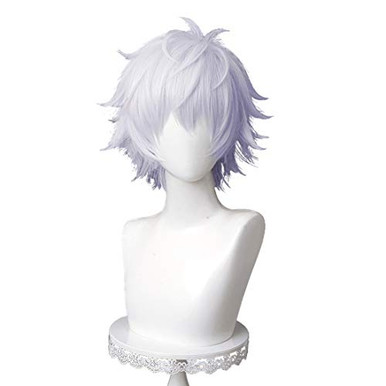 Alacos Kurzhaar-Perücke In Violett – Gestachelter Anime-Style Für Cosplay, Karneval & Halloween