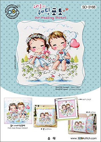 S3168 Pattern SO-3168 Our Wedding Photos- SODA Cross Stitch Pattern leaflet ...