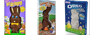 Palmer Rabbits Oreo Cookie and Cream Bunny- Palmer Carrot Patch Pete Bunny and Palmer ...