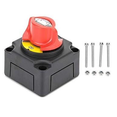 Battery Disconnect-12V 300A Battery Disconnect Knob ON-Off Switch High ...