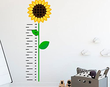 Growth Chart Decal Height Chart for Kids Room Decal Growth Ruler Decal ...