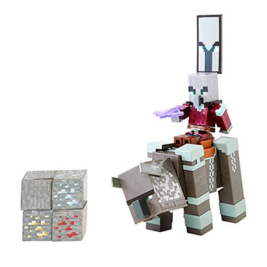 Minecraft Ravager Figure Minecraft 2-pack Ravager and Raider 3.25inch scale Video Game Authentic ...