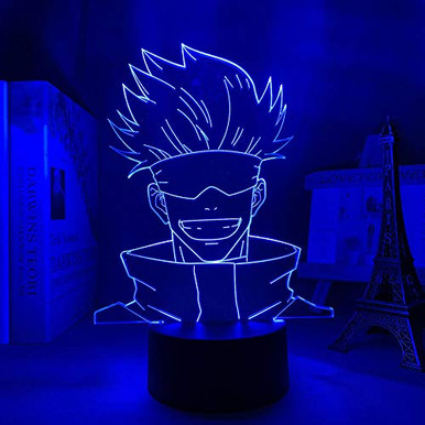 3D Anime Lamp Illusion Satoru Gojo Jujutsu Kaisen Led Night Light for ...