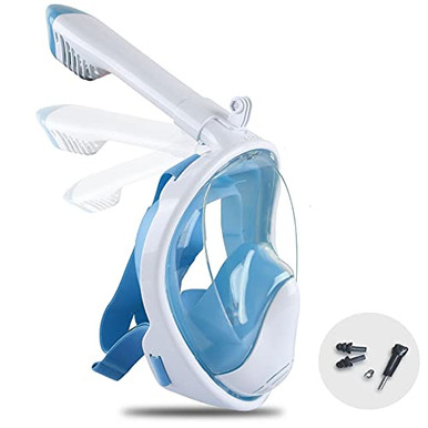 Cheypiwa Full Face Snorkel Mask for Kids Adults Snorkeling Gear ...