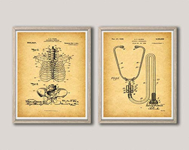 Wallbuddy Medical Patent Posters Anatomy Posters Anatomical Prints ...