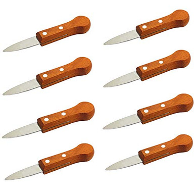 TANG SONG 8PCS Oyster Knife Oyster Shucking Knife Oyster Shucker Oyster