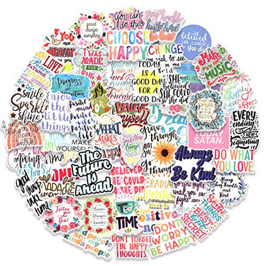 50pcs Inspirational Stickers for Laptop Motivational Quotes Decals ...