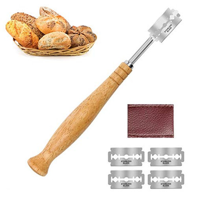 9.5Inch Bread Lame with 5 Blades Replacement CoiTek Dough Scoring Tool ...