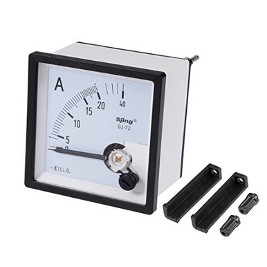 uxcell AC 0-40A Analog Panel Ammeter Gauge Ampere Current Meter SJ-72 1