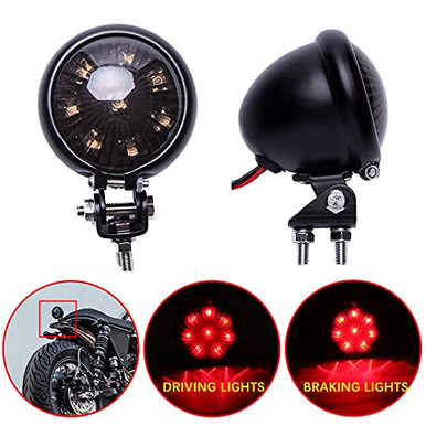 Motorcycle Tail Rear Bates Style LED TaillIght Brake Light Stop Lamp ...