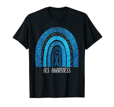 Amyotrophic Lateral Sclerosis ALS awareness rainbow T-Shirt ...