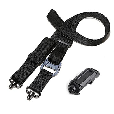 2-Point Quick Adjust Sling With M-LOK QD Swivel Mount - For Rifles & Shotguns, Black/Green/Khaki
