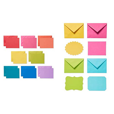 American Greetings Single Panel Blank Cards with Envelopes Rainbow ...