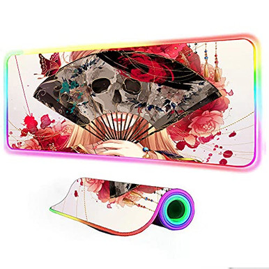 Gaming Mouse Pad Anime Girl Cool Unique Large Gaming RGB Computer Mat ...